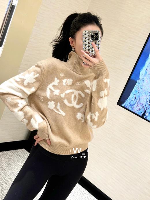 香奶奶24N秋冬新款滑雪高领针织毛衣（UY*DQJB） 商品图5