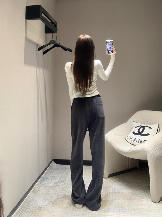 ChromeHe*rts克罗心24Fw秋冬新款十字架装饰灯芯绒直筒长裤（UY*DQJB） 商品图11