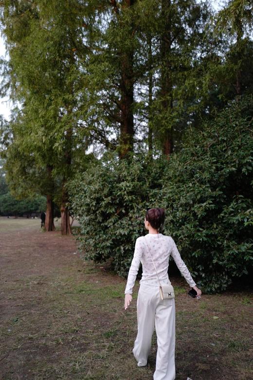 香奶奶24N滑雪限定新款可爱小蝴蝶结碎花针织打底衫（UY*DQJB） 商品图1