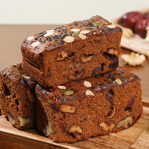 拾爸家⠀手作核桃红枣糕 纯手工制作 精选新疆灰枣和核桃 香气馥郁 层次丰富 商品图0