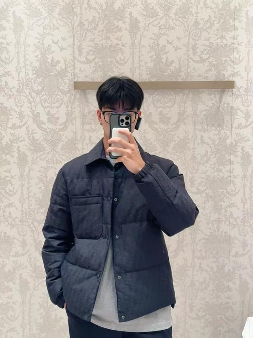 D家 满印花翻领羽绒服 商品图0