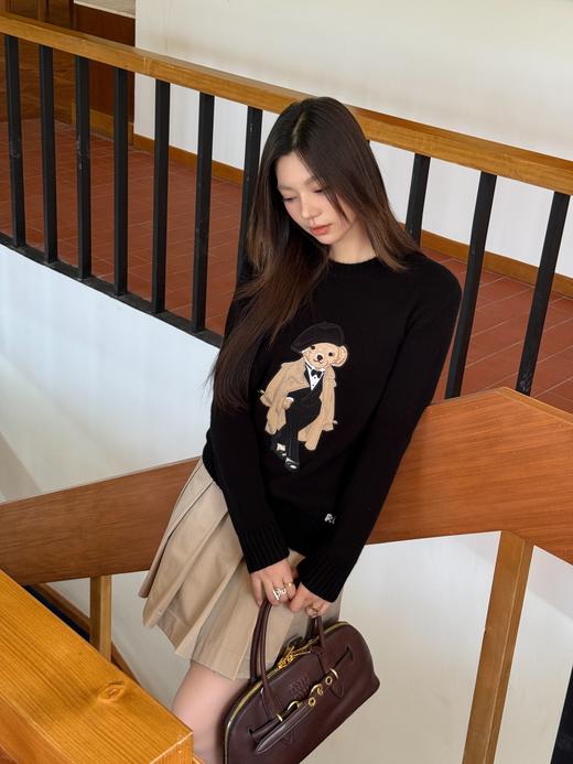 拉夫家高奢紫标系列全新上线‼️穿亮片晚礼的小熊针织衫（UY*NICE） 商品图2