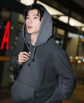 F家 金属字母织带连帽卫衣