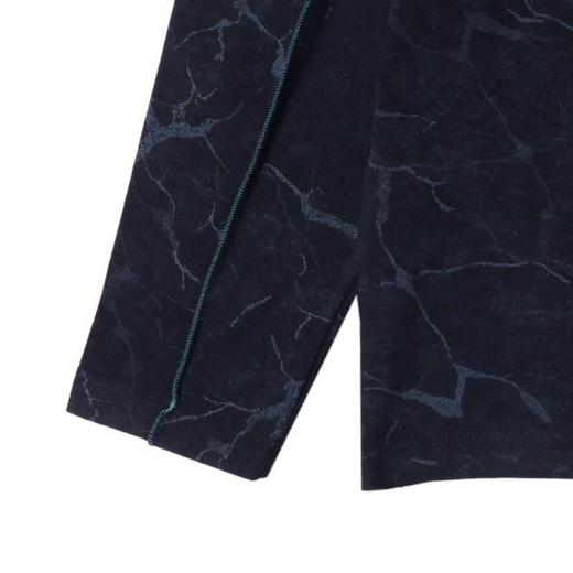 T2218早春新款时尚个性立体明线撞色圆领长袖T恤百搭高级感设计上衣 商品图4