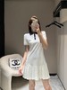 缪家 25Ss早春新款白色拼色翻领百褶Polo连衣裙（UY*DQJB)（UY*ML） 商品缩略图0