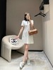 缪家 25Ss早春新款白色拼色翻领百褶Polo连衣裙（UY*DQJB)（UY*ML） 商品缩略图5