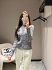 华奴25Ss早春新款微标波浪花边针织开衫（UY*DQJB） 商品缩略图7