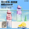 格沵（germ）可口可乐联名渐变元气水壶运动水杯新款吸管大容量便携杯健身水壶 商品缩略图1