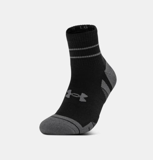 安德玛男款UA Performance Tech中筒袜—3双装1382943-001 商品图3