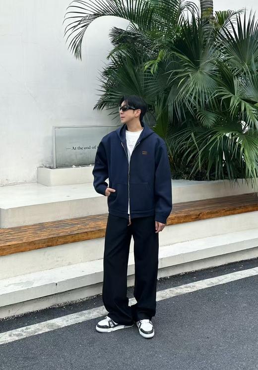 缪家 原版定制高克重连帽外套 商品图3