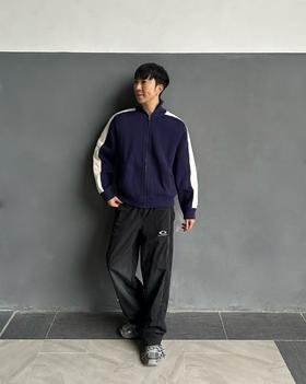 G家 落肩袖毛织外套