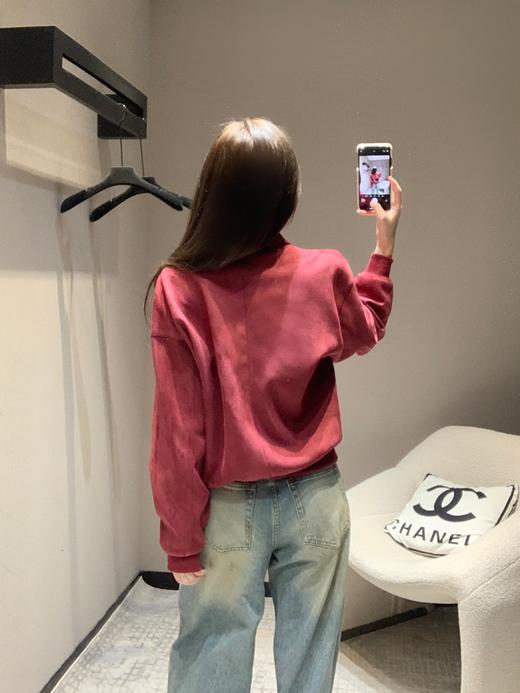 爱*仕24Fw秋冬新款安哥拉红拉链夹克外套（UY*DQJB) 商品图6