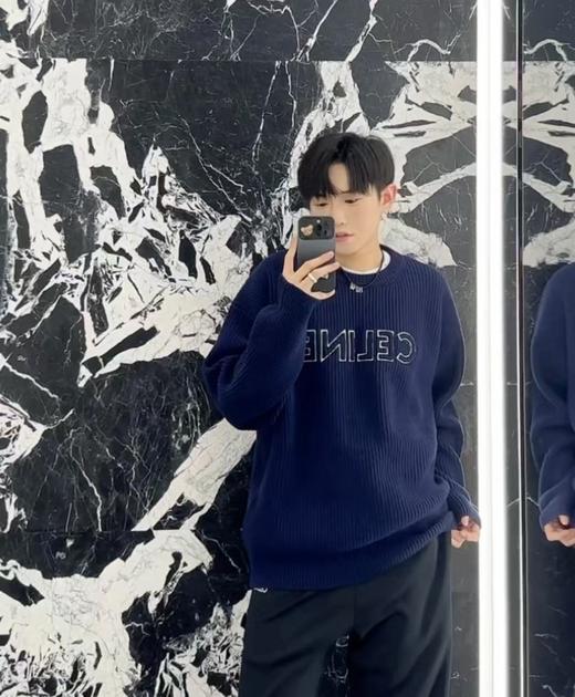 赛家 粗针边线绣套头衫 商品图3