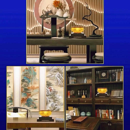 摆件聚宝盆镀金花丝镶嵌珐琅彩摆件送礼乔迁生日商务伴手礼聚宝盆大号摆件 商品图9