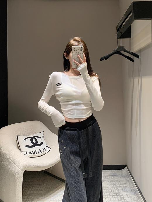 ChromeHe*rts克罗心24Fw秋冬新款十字架装饰灯芯绒直筒长裤（UY*DQJB） 商品图9