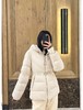 Momcl*rBrosse蒙口24最新款女士连帽A字形腰带款羽绒服（UY*SS) 商品缩略图8