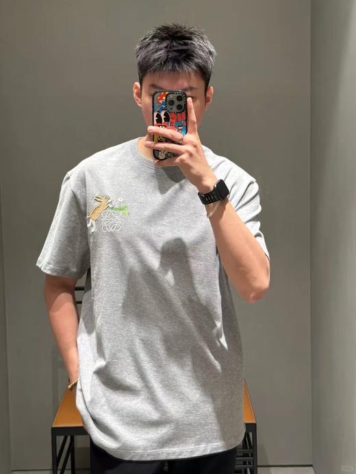 罗家 刺绣兔子圆领短袖 商品图2