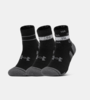 安德玛男款UA Performance Tech中筒袜—3双装1382943-001 商品缩略图0