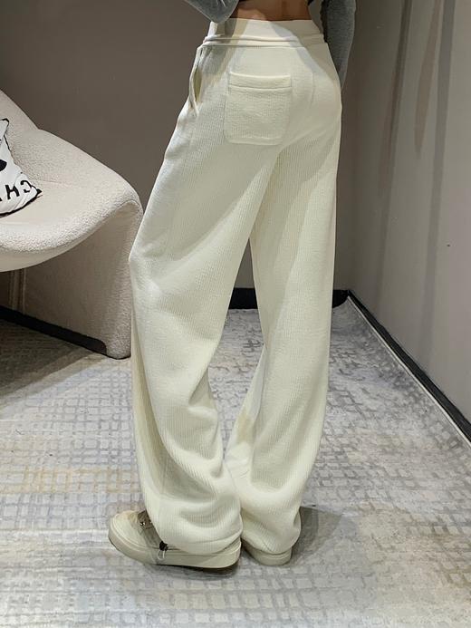 ChromeHe*rts克罗心24Fw秋冬新款十字架装饰灯芯绒直筒长裤（UY*DQJB） 商品图13