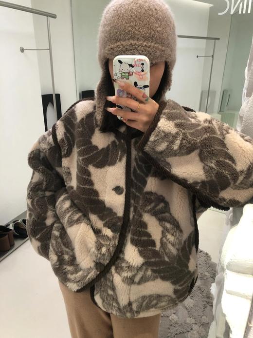 Pronounc*24AW秋冬新款无限绳索提花针织开衫外套（UY*DQJB) 商品图3