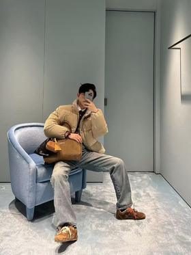 缪家 灯芯绒羽绒服