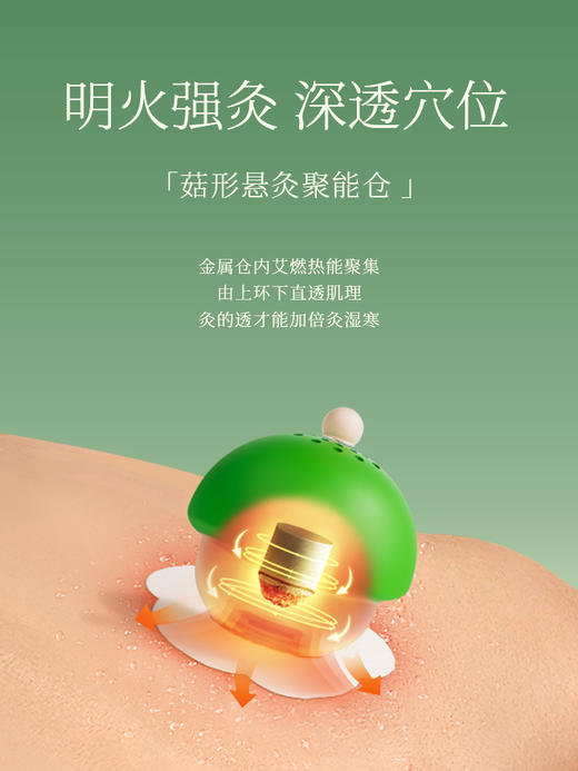 （秒杀）元气达人 艾上山野小蘑菇替换艾灸盒随身悬灸 (秒杀与兑奖等其他福利活动不同享) 商品图4