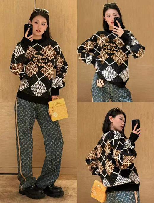 驴家 高克重提花针织圆领 商品图3