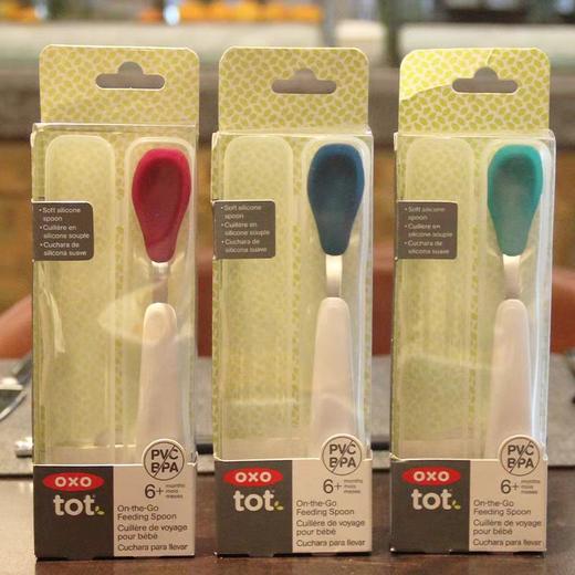 4楼Eubelle欧蓓 美国OXO奥秀 便携不锈钢勺/硅胶勺头 婴幼儿 吊牌价：49-99元 活动价：29-59元 商品图4