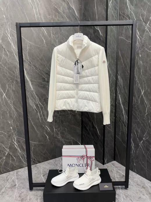 蒙口特级羽绒️Moncler Cardigan tricot 女士羽绒加衬立领羊毛开衫. (️特级版本，羊毛/羊绒/打造.内里填充鹅绒） 商品图10