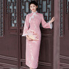 绣花加绒冬装，中式改良旗袍日常可穿ZQ60670 商品缩略图3