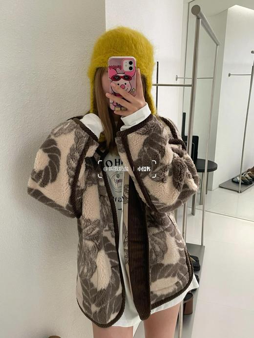 Pronounc*24AW秋冬新款无限绳索提花针织开衫外套（UY*DQJB) 商品图8