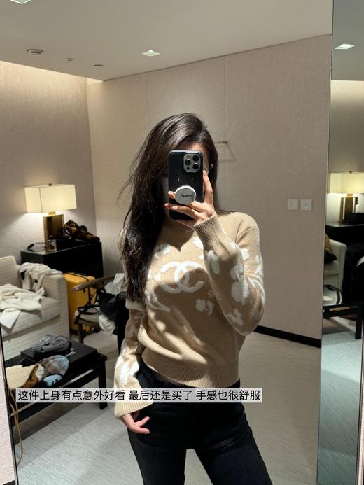 香奶奶24N秋冬新款滑雪高领针织毛衣（UY*DQJB） 商品图4