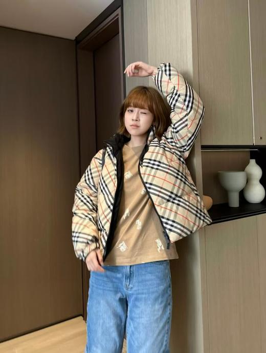 宝家 经典格纹羽绒服 商品图0