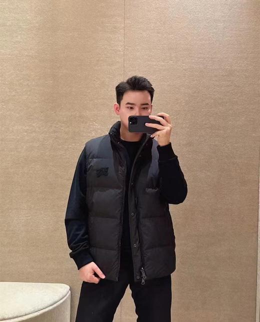 宝家格纹 双面穿 羽绒马甲 商品图2