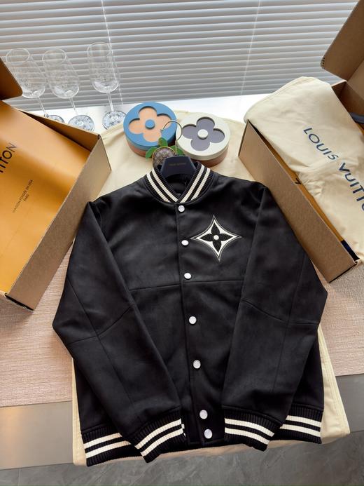 驴家24ss新款飞行员夹克外套，定制绒面皮革棒球服男女同款（UY*DY） 商品图12