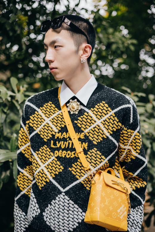 驴家24Fw秋冬新款滑雪系列玩转色格的格纹Monogram提花毛衣男女同款（UY*DQJB) 商品图9