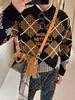 驴家24Fw秋冬新款滑雪系列玩转色格的格纹Monogram提花毛衣男女同款（UY*DQJB) 商品缩略图13