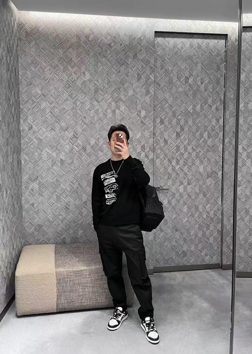 D家标本绣花圆领毛衣 商品图5