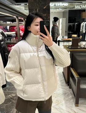 蒙口羽绒上新️Moncler Cardigan女士轻薄衬垫羊毛羽绒开衫外套.