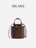 DILAKS迪莱克丝2025年新款植鞣绵羊皮轻奢风小圆筒包手提斜挎包女 商品缩略图1