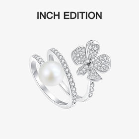 INBC021 繁花梦境-珍珠花瓣戒指｜INCH EDITION 时光不惑系列