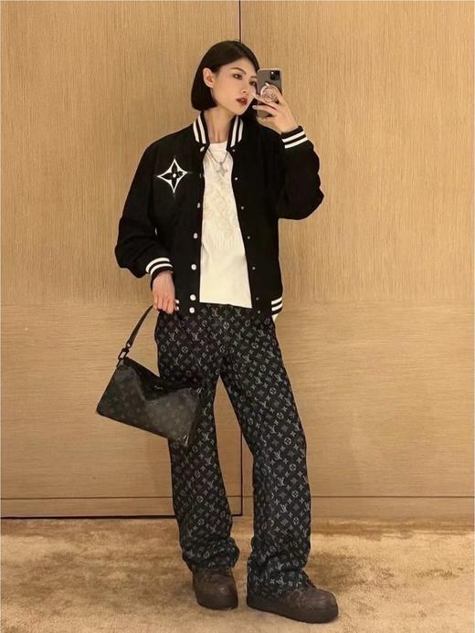 驴家24ss新款飞行员夹克外套，定制绒面皮革棒球服男女同款（UY*DY） 商品图7