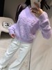 YL24Fw秋冬新款紫色马海毛针织长袖毛衣（UY*DQJB) 商品缩略图7