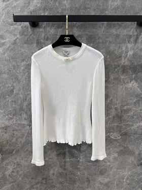 24N滑雪限定新款缕空纯棉打底衫（UY*DQJB）