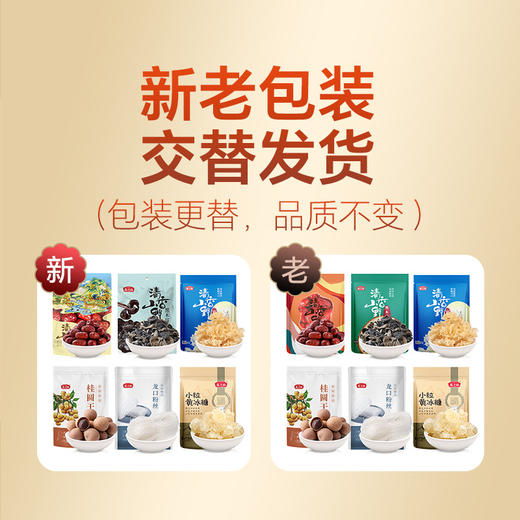 燕之坊菌菇干货礼盒桂圆干银耳香菇木耳组合菌菇节日礼盒 商品图2