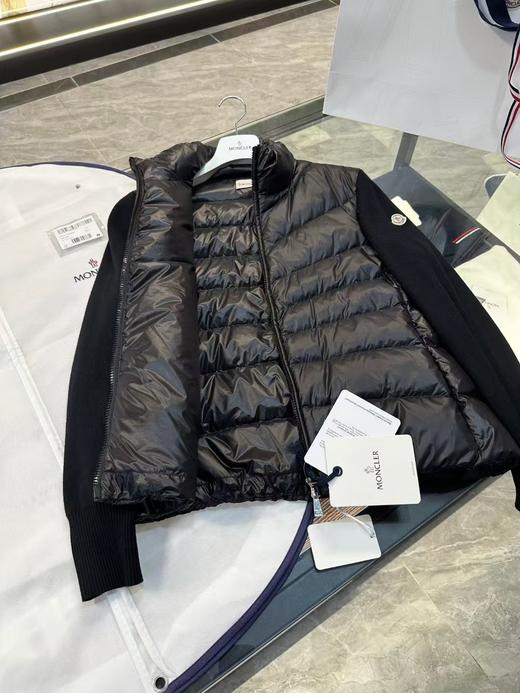 蒙口特级羽绒️Moncler Cardigan tricot 女士羽绒加衬立领羊毛开衫. (️特级版本，羊毛/羊绒/打造.内里填充鹅绒） 商品图11