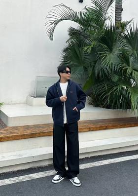 缪家 原版定制高克重连帽外套