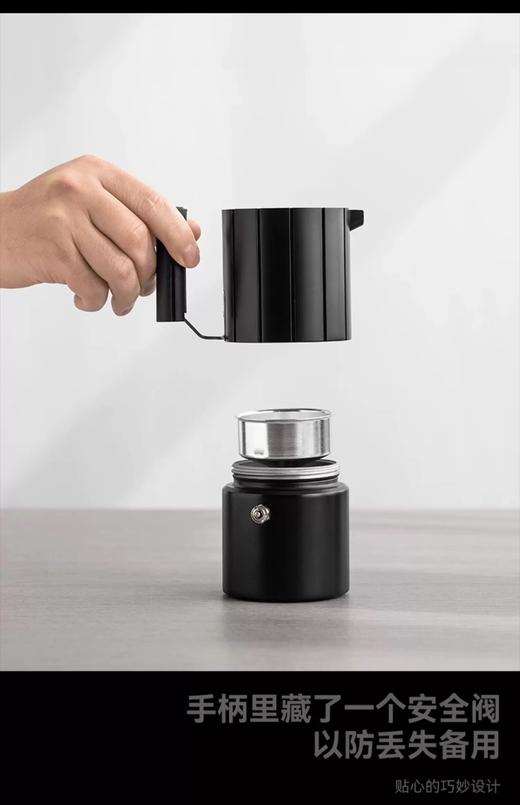 Kona x Jasblu 联名定制款 旅行家1号摩卡壶 白色 商品图2