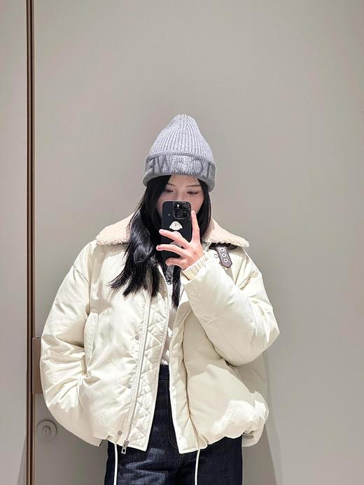 罗家24FW秋冬新款真羊毛皮翻领棉服外套（UY*DQJB） 商品图3