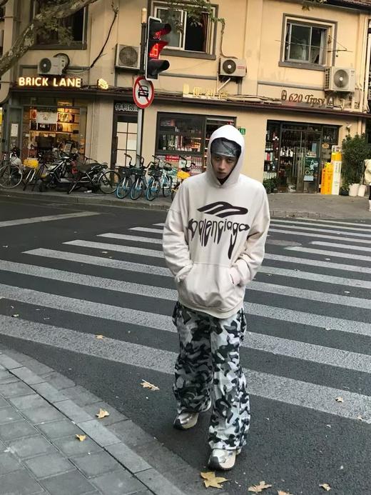 B家 融化字母连帽卫衣 商品图7